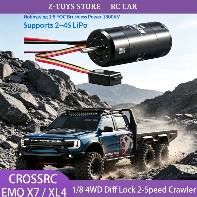 CROSSRC EMO X7 XL4 Camioneta T - Rc Hobby Grade Truck reseña y precio